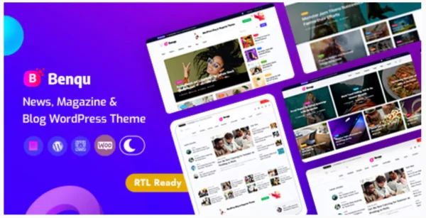 Benqu - News Magazine WordPress Theme