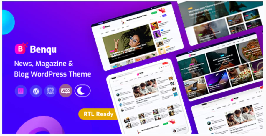 Benqu - News Magazine WordPress Theme