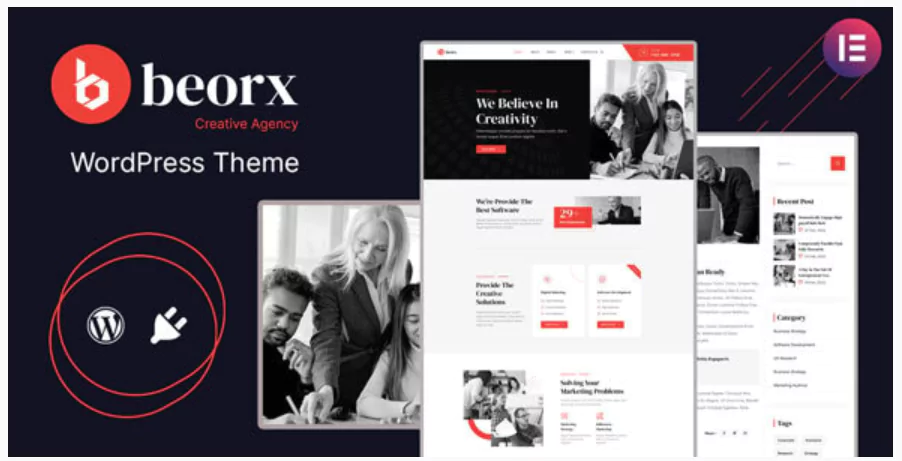 Beorx - Creative Agency WordPress Theme