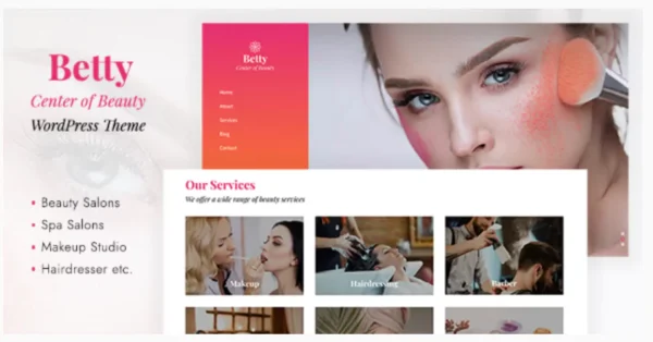 Betty - Beauty Salon WordPress Theme
