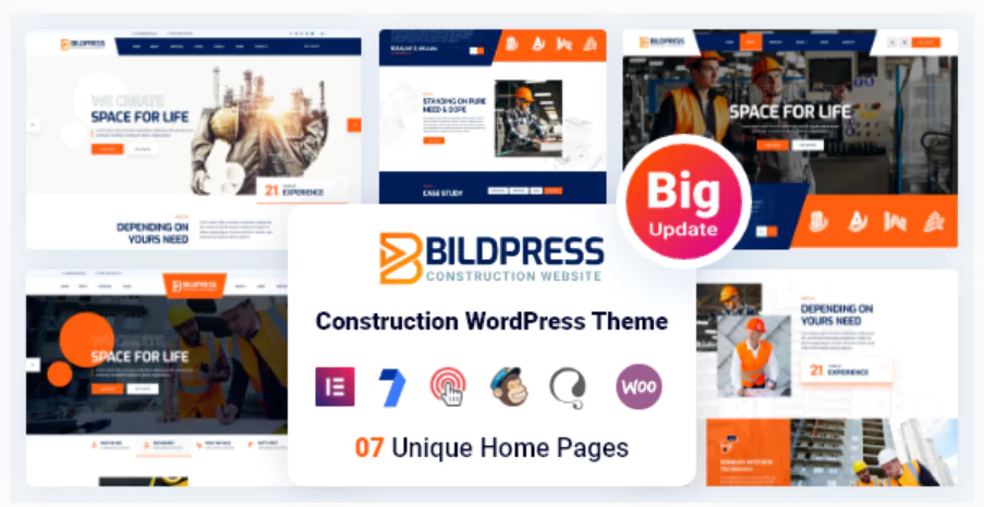 BildPress - Construction WordPress Theme