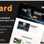 Billiard - Creative Sporting WordPress Theme