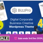 Bizzpro – Digital Corporate Business Creative WordPress Theme Multipurpose