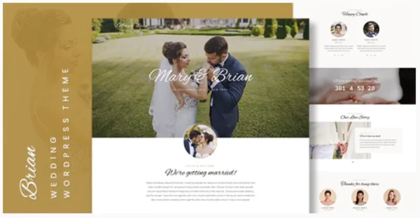 Brian - Wedding WordPress Theme