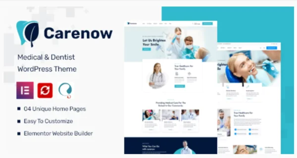 Carenow – Medical & Dentist WordPress Theme