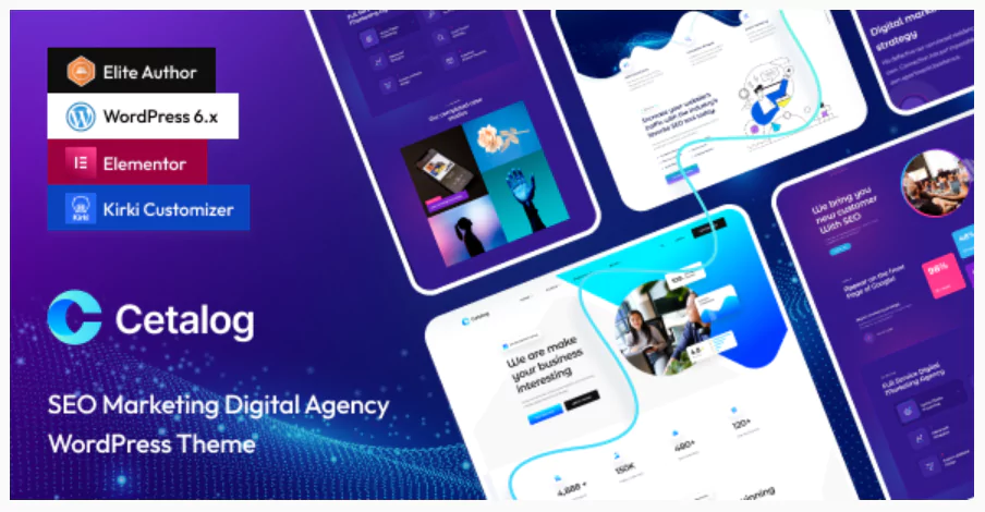 Cetalog - Marketing & SEO Agency WordPress Theme + RTL