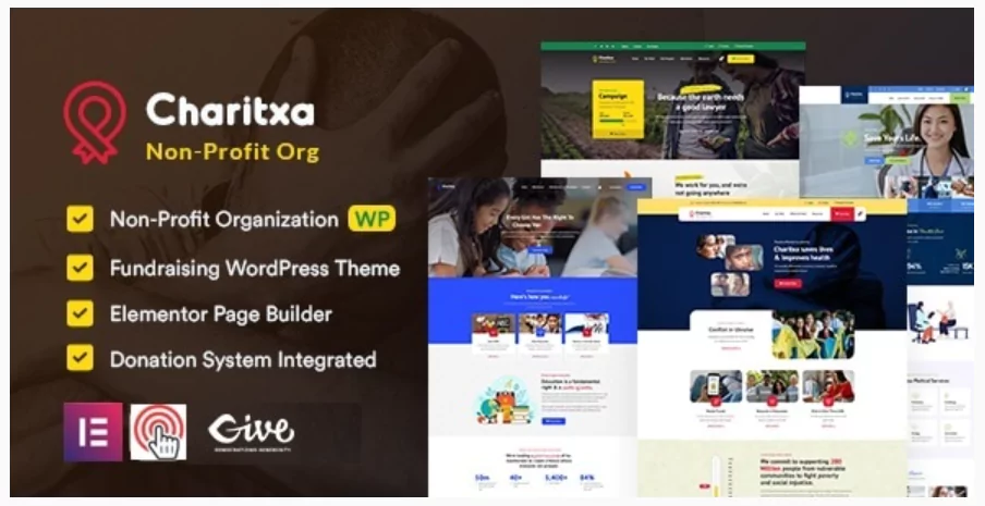 Charitxa | Multipurpose Nonprofit WordPress Theme