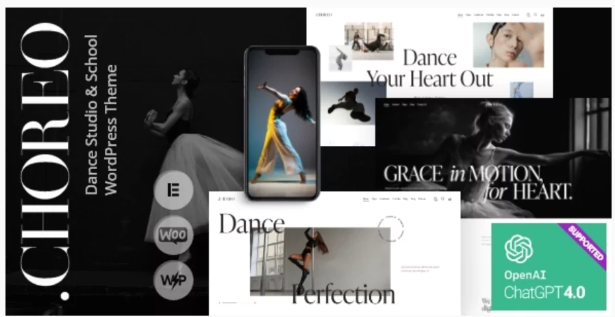 Choreo - Dance Studio & School WordPress Theme