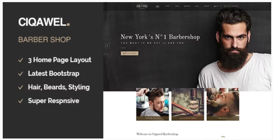 Cigawel - Barbershop WordPress Theme