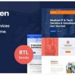 Cloven - IT Solutions Services Company WordPress Theme + RTL