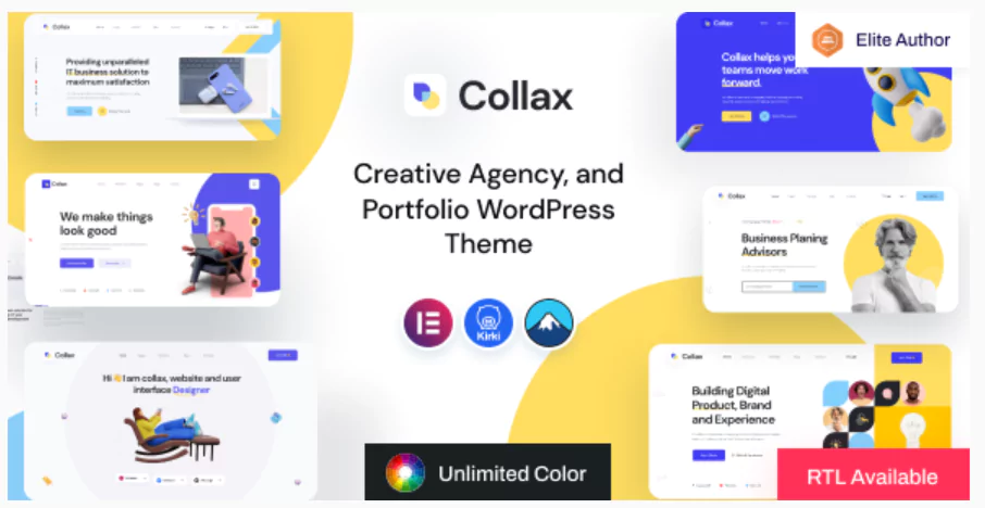 Collax - Creative Agency WordPress Theme