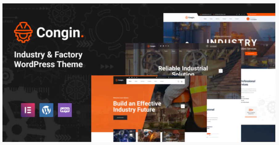 Congin - Industry & Factory WordPress Theme