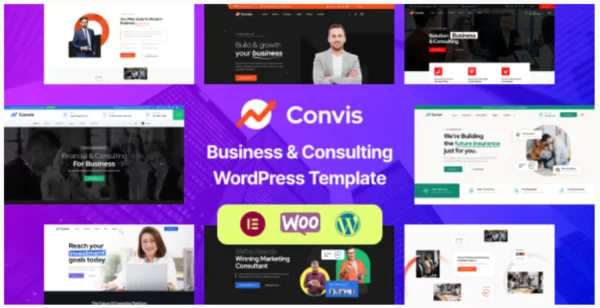 Convis - Consulting Business Elementor WordPress Theme