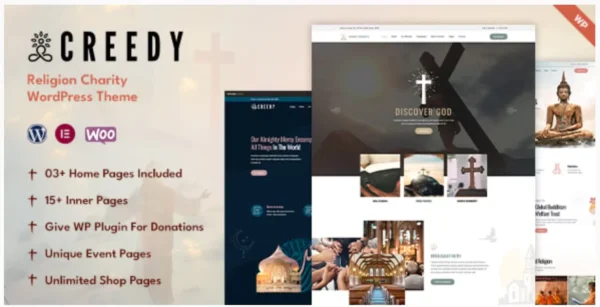 Creedy - Religion WordPress Theme