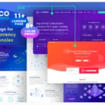 Cryptico - ICO Crypto Landing & Cryptocurrency WordPress Theme​