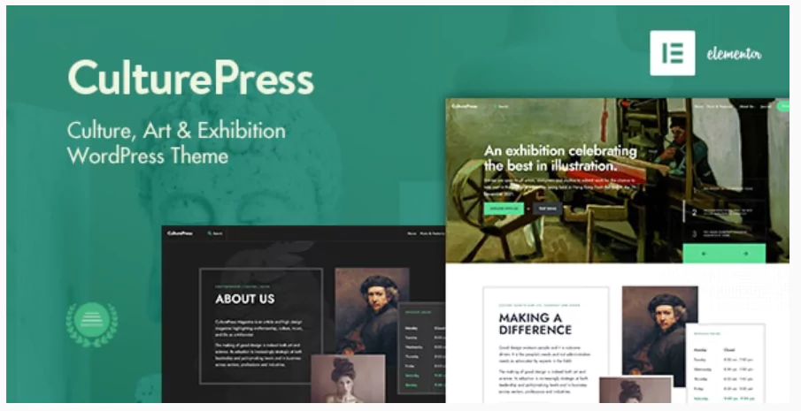 CulturePress - Art & Culture WordPress Theme