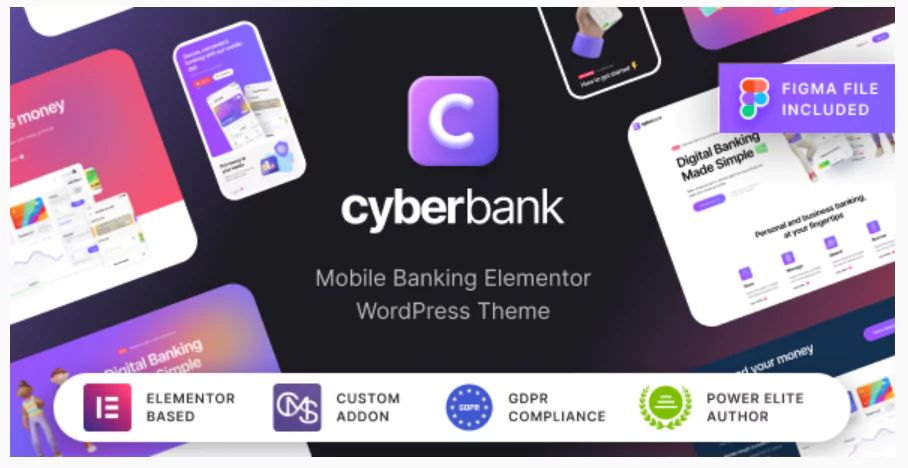 Cyberbank - Business and Finance WordPress Theme