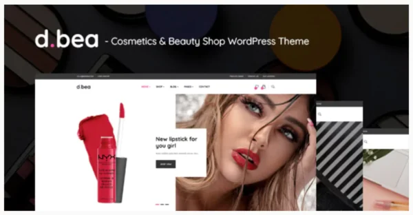 DBea - Cosmetics & Beauty Shop WordPress Theme