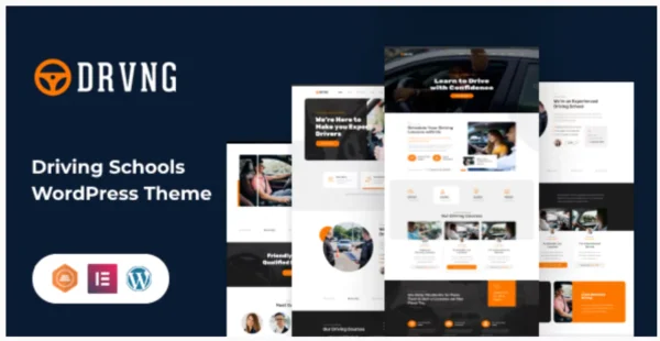 DRVNG - Driving School WordPress Theme