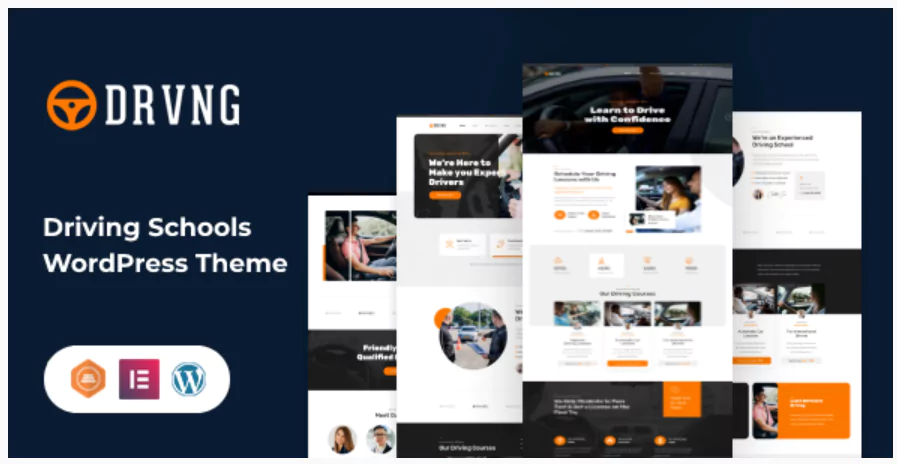 DRVNG - Driving School WordPress Theme