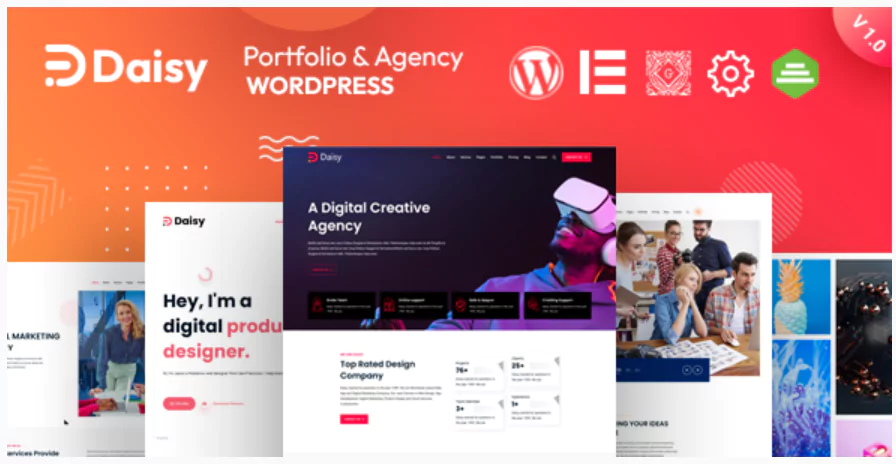Daisy - Creative Agency WordPress Theme