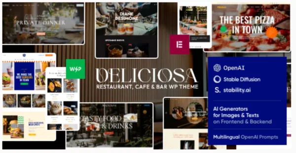 Deliciosa - Restaurant & Cafe WordPress Theme