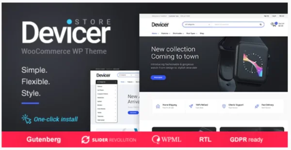 Devicer - Electronics, Mobile & Tech Store WordPress Theme