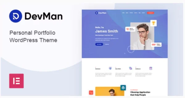 Devman - Personal Portfolio WordPress Theme