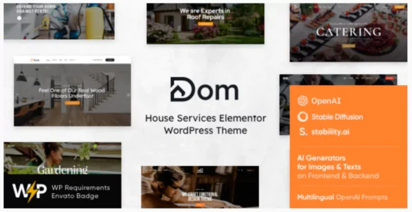 Dom - House Services Elementor WordPress Theme