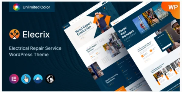 Elecrix – Electrical Repair Services WordPress Theme