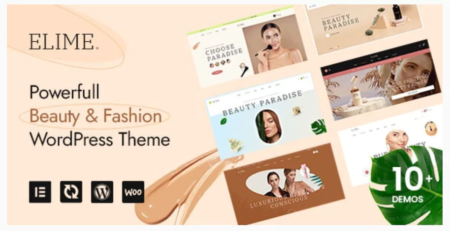 Elime - Multipurpose Cosmetics & Fashion WordPress Theme