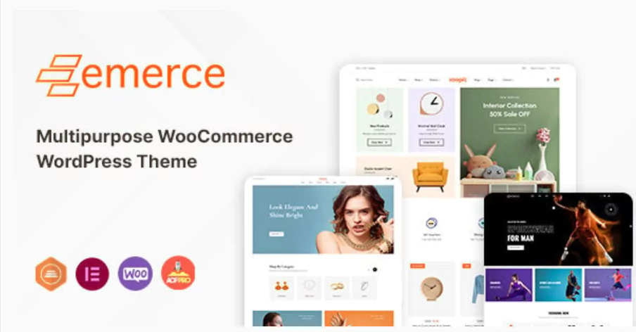 Emerce - Sports and Fashion WooCommerce WordPress Theme
