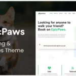 EpicPaws - Dog Walking & Pet Services Theme