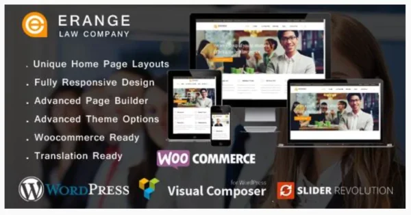 Erange- Law Firm WordPress Theme