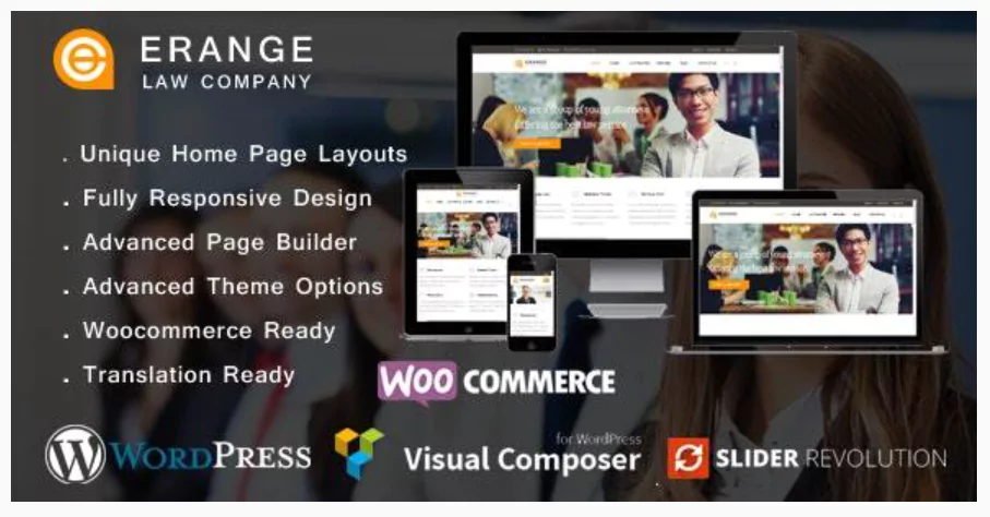 Erange- Law Firm WordPress Theme