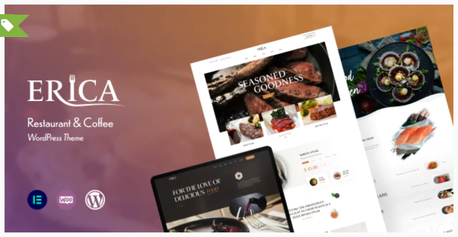 Erica - Restaurant & Coffee WordPress Theme