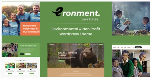 Eronment - Environmental WordPress theme