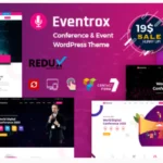 Eventrox - Conference and Event WordPress Theme