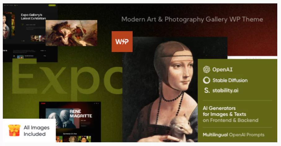 Expo - Art & Gallery WordPress Theme