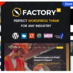 Factory Plus - Industry and Construction WordPress Theme