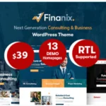 Finanix - Business WordPress Theme
