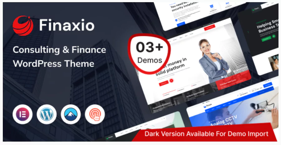 Finaxio - Consulting & Finance WordPress Theme