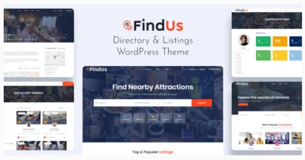 Findus - Directory Listing WordPress Theme