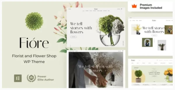 Fiore - Flower Shop Florist Ecommerce WordPress Theme
