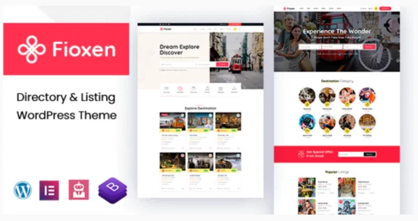 Fioxen - Directory Listing WordPress Theme