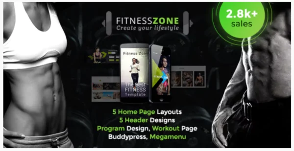 Fitness Zone WordPress Theme