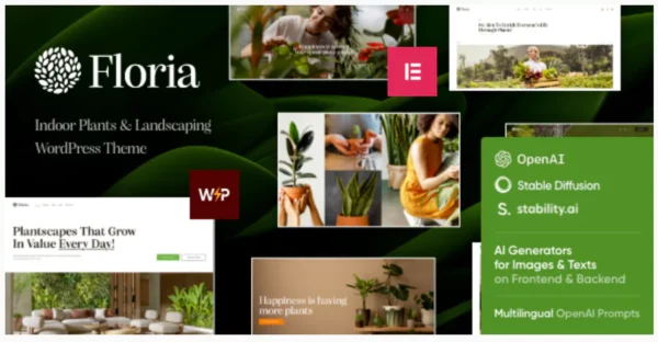 Floria — Gardening & Landscaping WordPress Theme