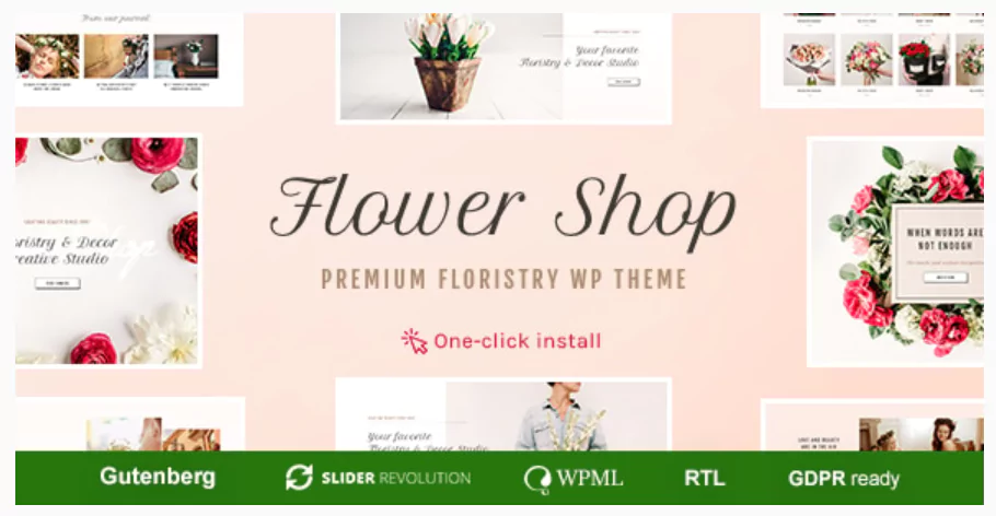 Flower Shop - Decoration Store and Floristic WordPress Theme