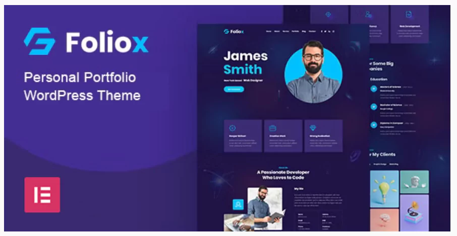 Foliox - Personal Portfolio WordPress Theme