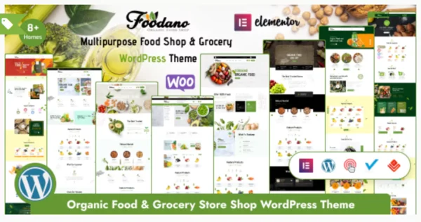 Foodano - Food Shop & Marketplace WordPress Theme
